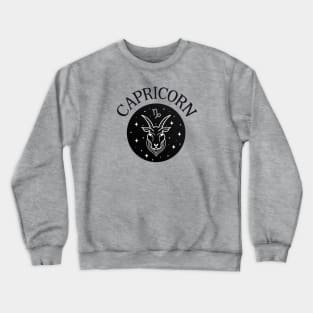 Capricorn Star Sign Zodiac Horoscope Cheeky Witch® Crewneck Sweatshirt